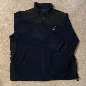 Nautical fleece full zip-up jacket